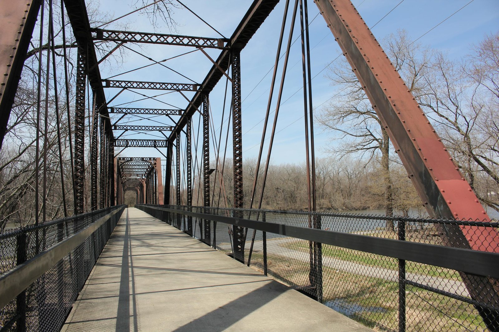 Inside east span (span #1)